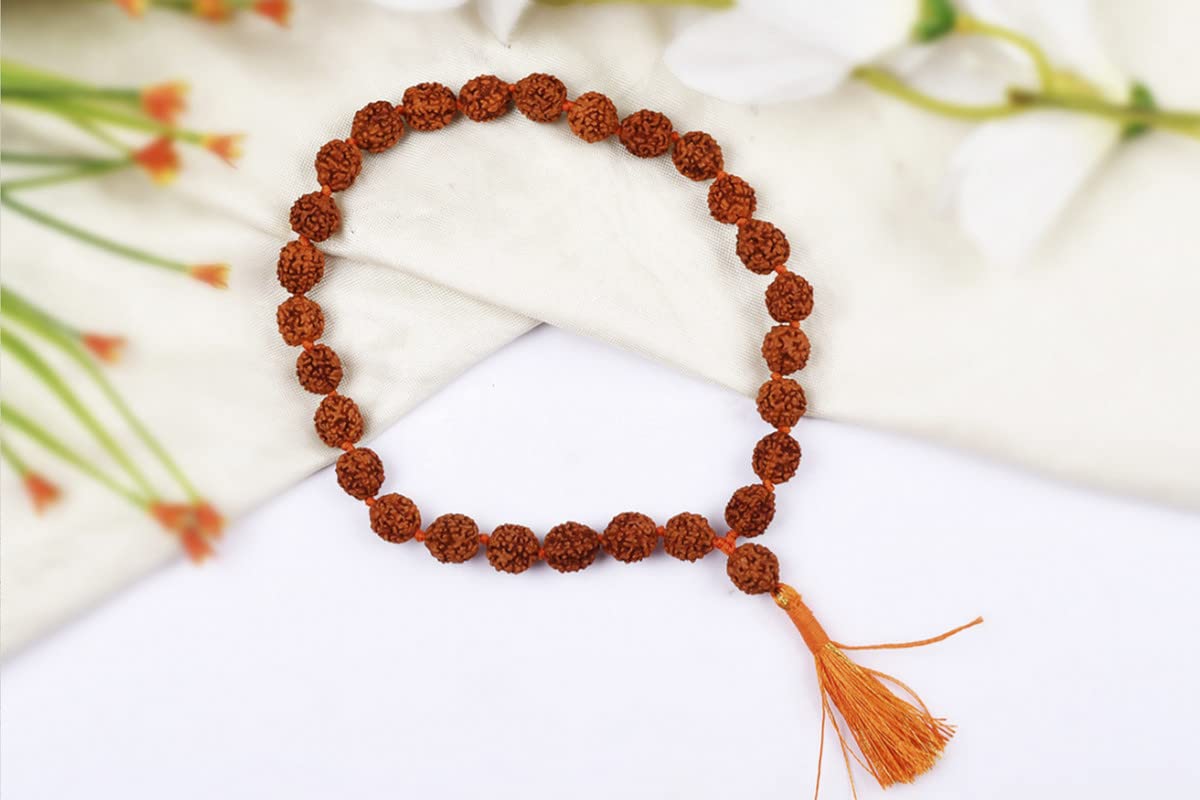 NRSON® Knotted Original Rudraksha jaap mala | Rudraksha Mala | Natural Rudraksha Mala 54+1 Beads | Rudraksha Ki Mala [ 54+1 Beads 10 MM ] (B0BRNF6N73) Amazon Price History, Amazon Price Tracker