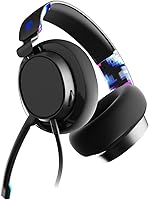 Vista 7 de Skullcandy SLYR Pro Auriculares multiplataforma con cable para juegos, percepción de sonido mejorada, micrófono AI, funciona con Xbox Playstation