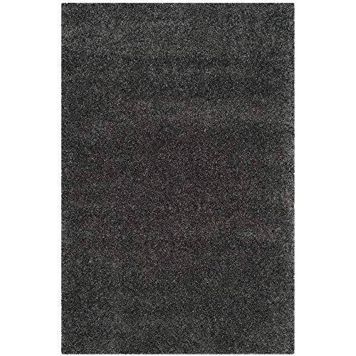 Image of Shaggy Super Soft Carpet for Home & Living Room Size - 4 X 6 Ft (Solid Grey)