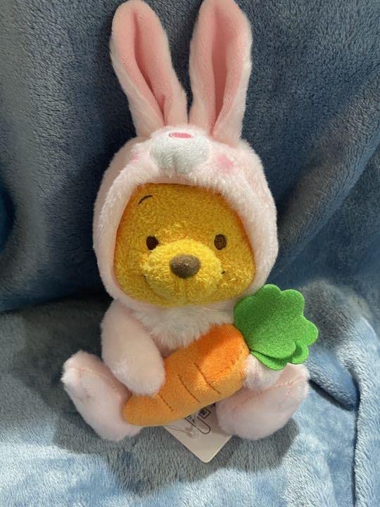 プーさん ピンクうさぎ ぬいぐるみ Mサイズ ディズニーストア プーさん