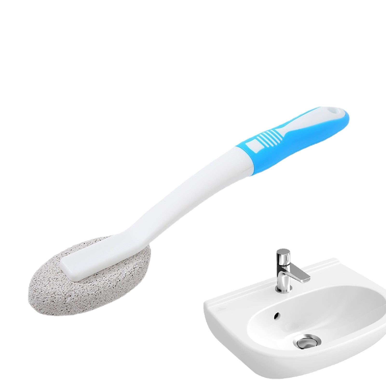 DISPRA Cepillo de inodoro, cepillo de inodoro con soporte, cepillo removedor de manchas ecológico, cepillos de inodoro y soportes, accesorio de baño, cepillo limpiador de inodoro para limpieza de