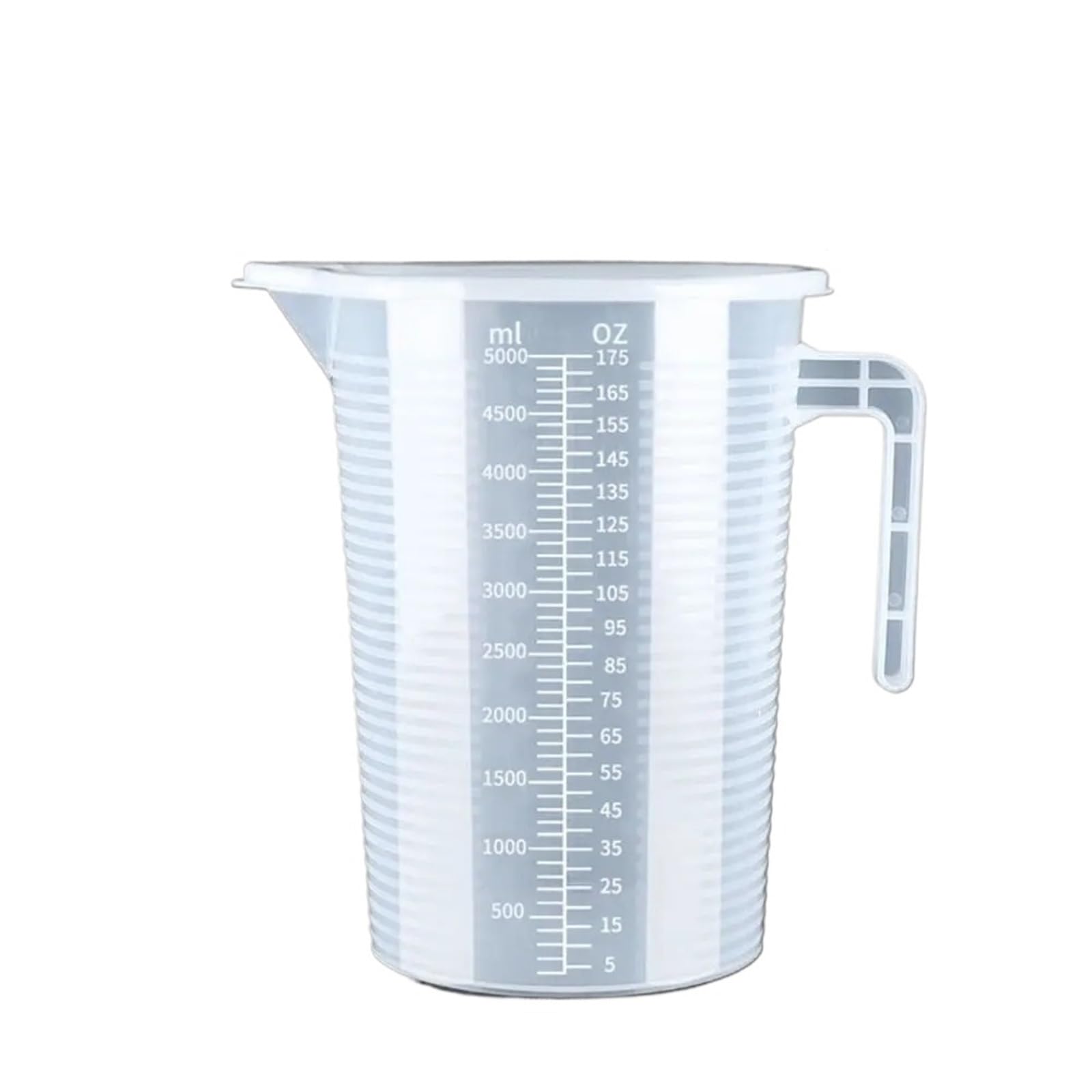 Tasse à mesurer, 3 pièces, tasse à mesurer graduée en plastique, bécher de laboratoire à grande capacité, transparent avec couvercle, tasse à mélanger transparente for la cuisine et la pâtisserie (100