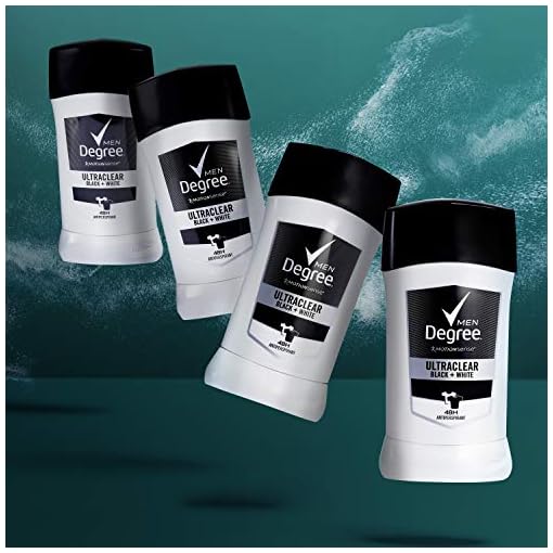 Degree Men UltraClear Antiperspirant Deodorant Black + White 72-Hour Sweat & Odor Protection Antiperspirant For Men With MotionSense Technology 2.7 Ounce (Pack of 4) - Image 6