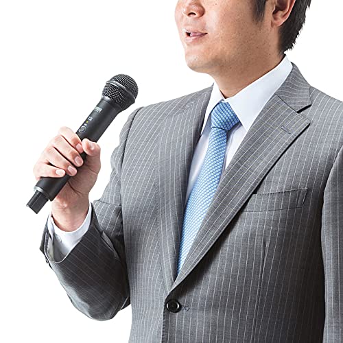 Amazon.co.jp: サンワサプライ ワイヤレスマイク(MM-SPAMP8用) MM