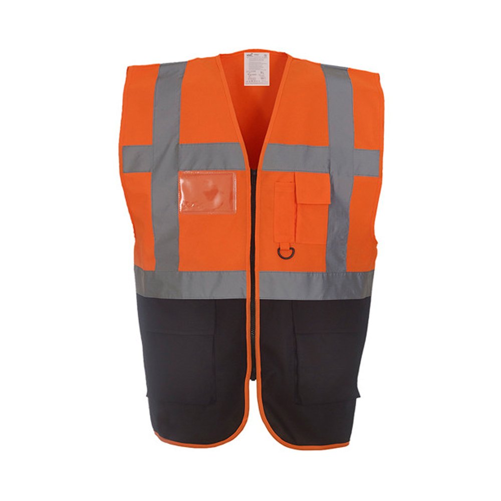 Expert Workwear Coloured Hi Vis Executive Vest High Viz Vests Zip with Pockets - 27 Colours — view 22