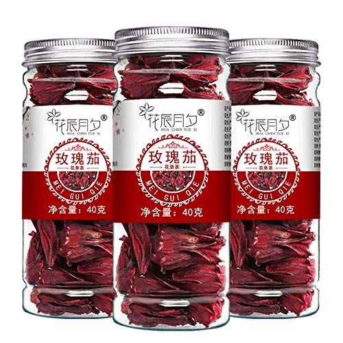 洛神花玫瑰茄洛神花果脯水果茶新鲜特级整朵干花茶正品罐装Luoshenhua Roselle luoshenhua preserved fruit tea