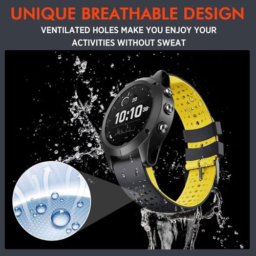 Bracelet silicone 22mm Garmin Forerunner 945 anti irritation - 2