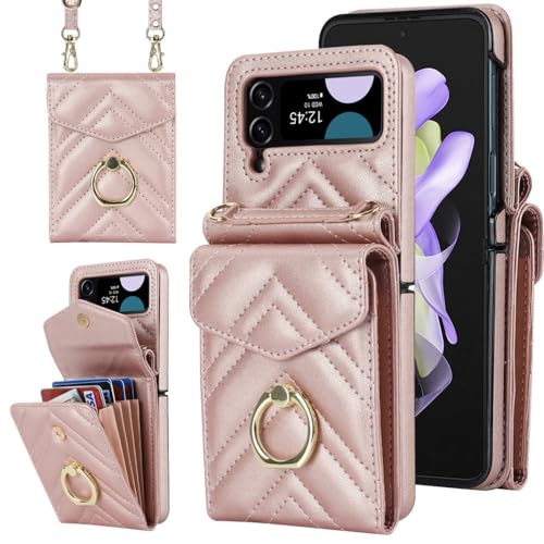 Sac de téléphone Galaxy Z Flip 4 couverture organe en cuir pour vos sorties