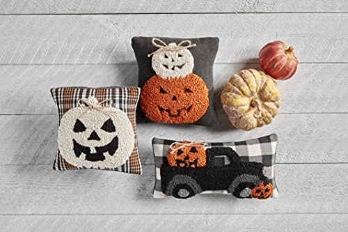 Coussin Halloween mini camion Mud Pie décoratif pour salon - 4
