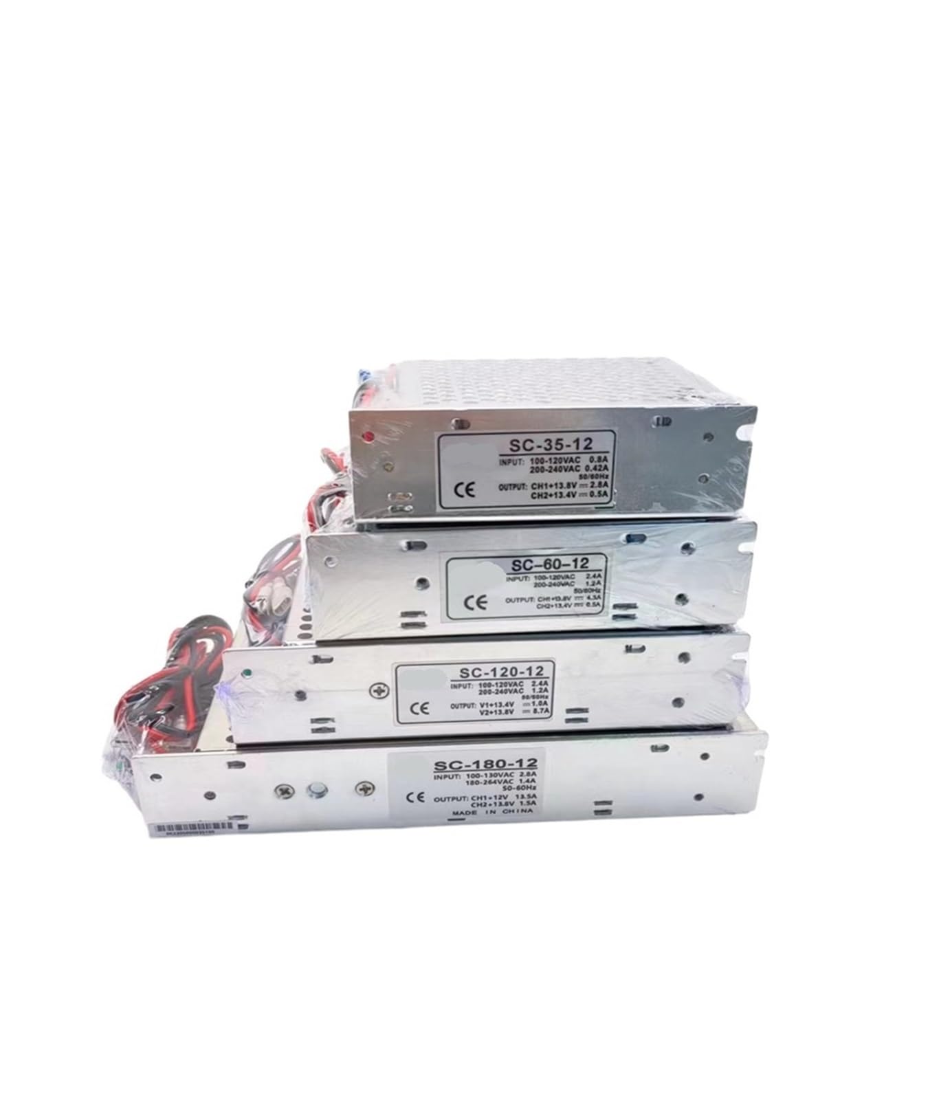 1 sztuka uniwersalny zasilacz sieciowy AC 12 V 24 V 35 W, 60 W, 120 W, 180 W, 350 W, AC DC, ładowarka (12 V, 180 W)