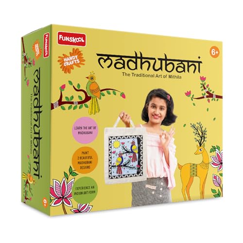 See full amazon price history chart for Handycrafts Funskool Madhubani, Paint Madhubani Bag, Arts and Craft Kit, DIY Kit, Ages 6 Years and above, Multicolour Handycrafts Funskool Madhubani, Paint Madhubani Bag, Arts and Craft Kit, DIY Kit, Ages 6 Years and above, Multicolour (B0CZTQW4GB) Amazon Price History, Amazon Price Tracker