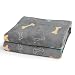 4 Pack Puppy Blanket with Paw Print, Dog Cat Fleece Warm Blankets, Pet Soft Sleep Bed Cover for Small Animals