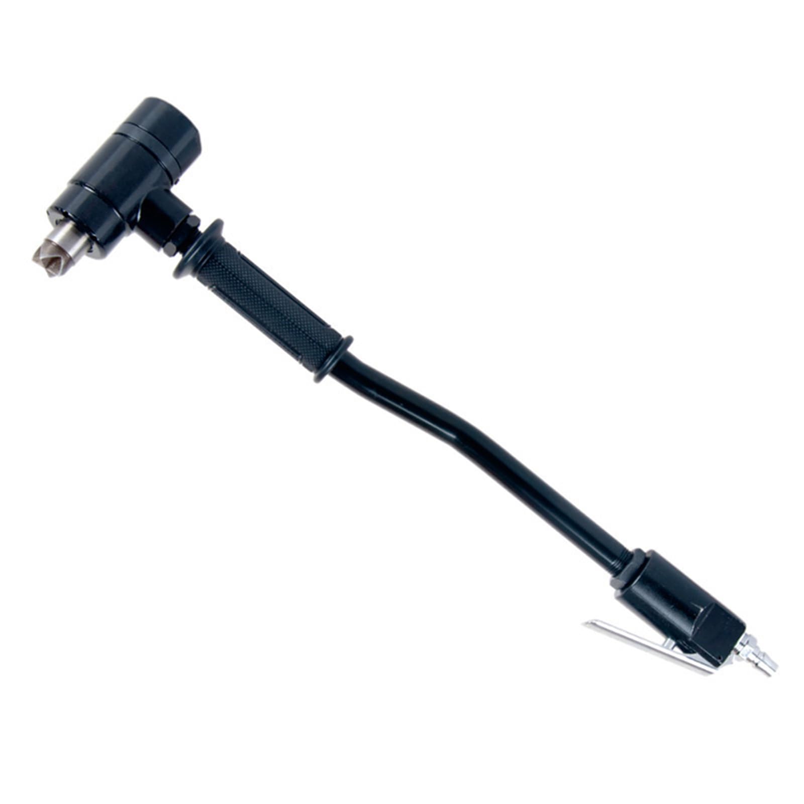 Jechensweet Black Burcgina Pneumatic Descaling Hammer Sc-2 Air Percussion Rust Remover 3900Tpm Handheld Air Driven Hammer, Head Diameter 24Mm ,1