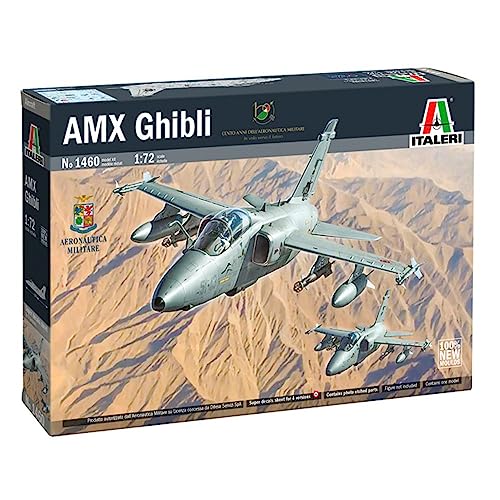 Maquette Italeri AMX Ghibli avion militaire italien à assembler échelle 1/72