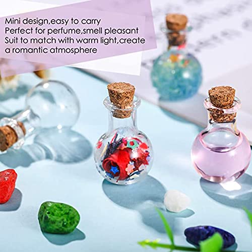 Set of 30 Mini Glass Bottles with Corks, Small Bottles Test Tube, Spice Jars, Glass Containers, for DIY Decoration - Image 4
