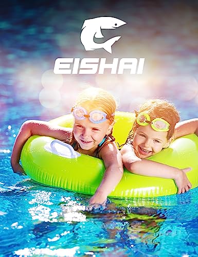 EISHAI Oasis Aufstellpool rund 240 cm x 63 cm für Kinder und Erwachsene aufblasbarer Pool für Garten (Blau 240 cm)