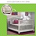 CC KITS Full-Size Conversion Kit Bed Rails for Sorelle Cribs (White, Model #215)