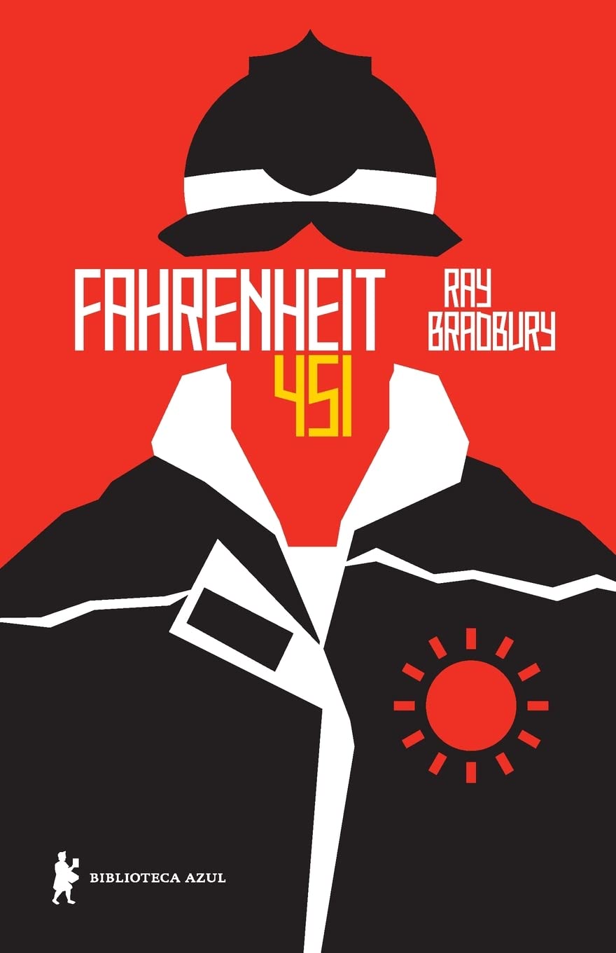 Capa do livro Fahrenheit 451, de Ray Bradbury