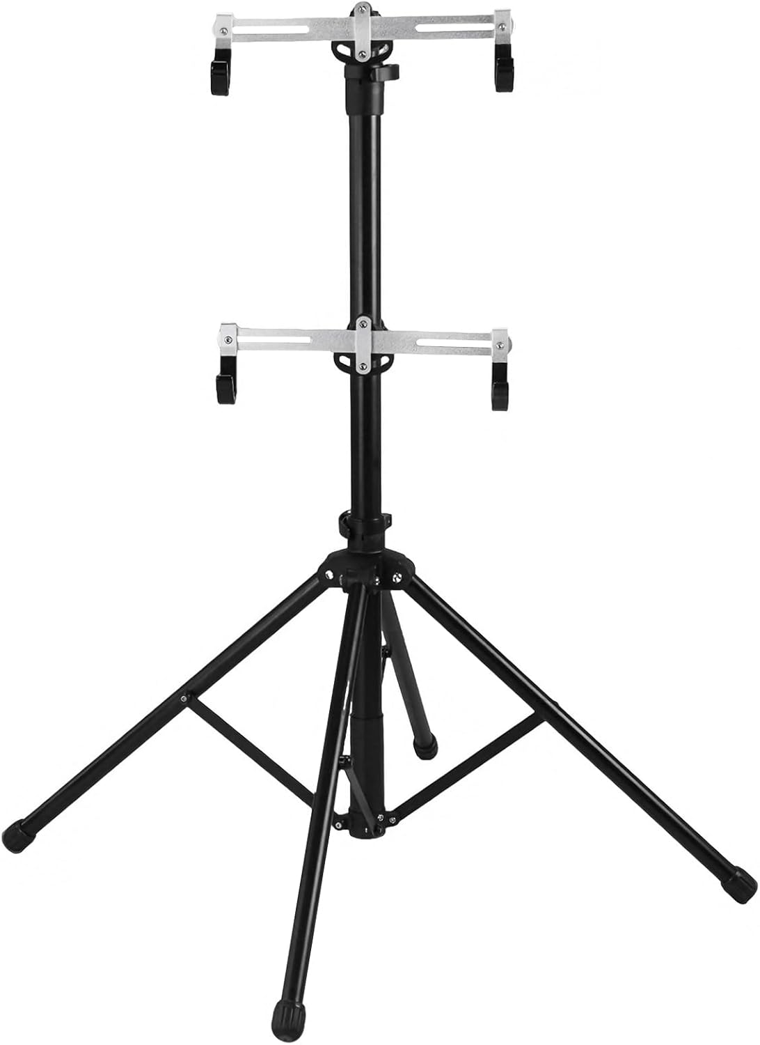 2 Bikes Storage Rack No Drilling Required Fully Adjustable Vertical Bike Stand for Indoor & Outdoor Display Repair Tools Holds MTB Road And Ebike
