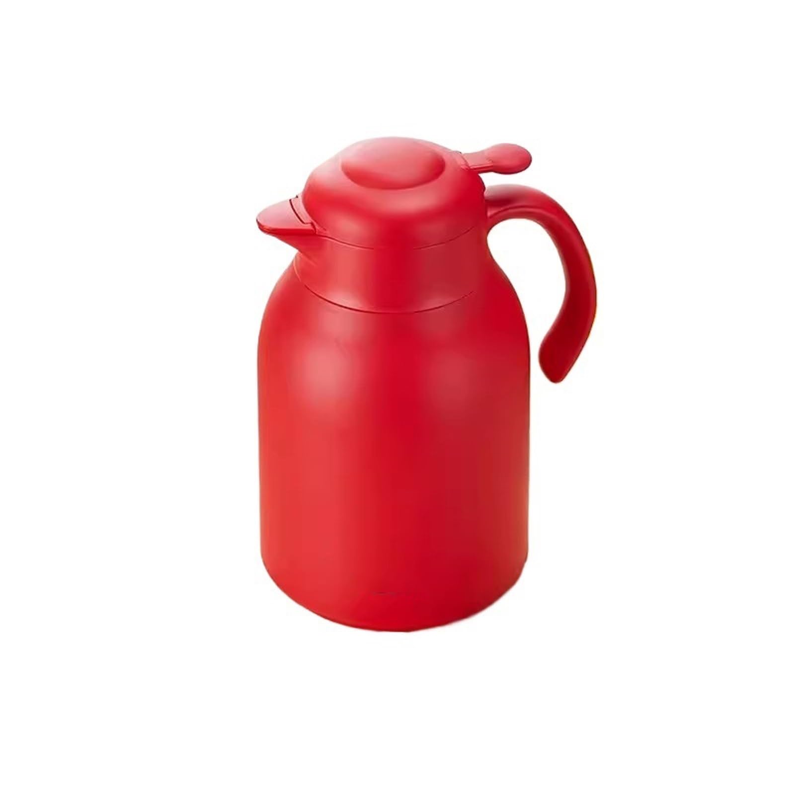 Termiczny dzbanek do kawy Termos ze szklaną wkładką Domowy podgrzewacz wody o dużej pojemności Przenośny termos do biura, termos, termofor Termiczne dzbanki(Red)
