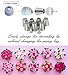 Russian Piping Tips Set - 28 Pieces Cake Decorating Tips Including Russian Icing Tips, Couplers For Piping Bags plus 15 Icing Bags - for Cakes, Cupcakes, and Other Desserts Boquillas para Reposteria