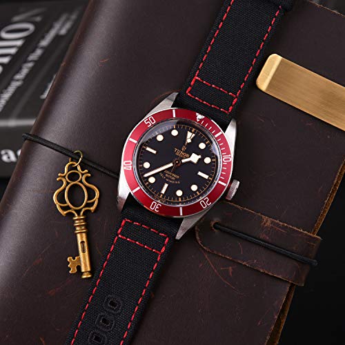 Ritche Christmas Stocking Stuffers 18Mm Canvas Wristbands Watch Band Quick Release Watch Strap For Men Women Watch Bands #TOP1