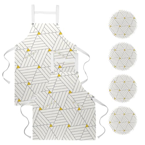 Tablier de serveur et serveuse avec broches pour restaurant et cuisine