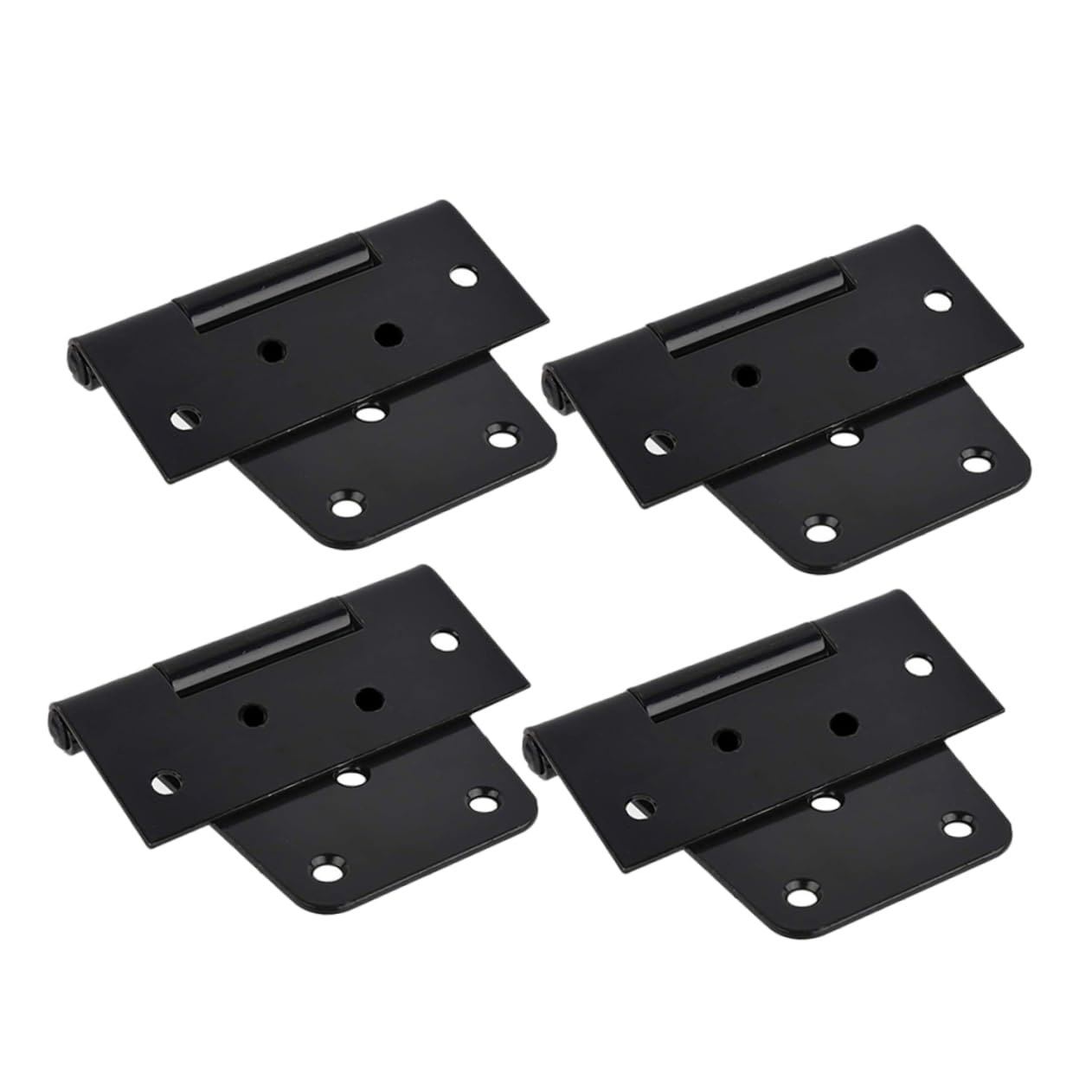Operitacx Cerniere per Porte Pesanti in Acciaio Nero 4pezzi Cerniere Stabili e Resistenti per Camere da Letto e Residenze