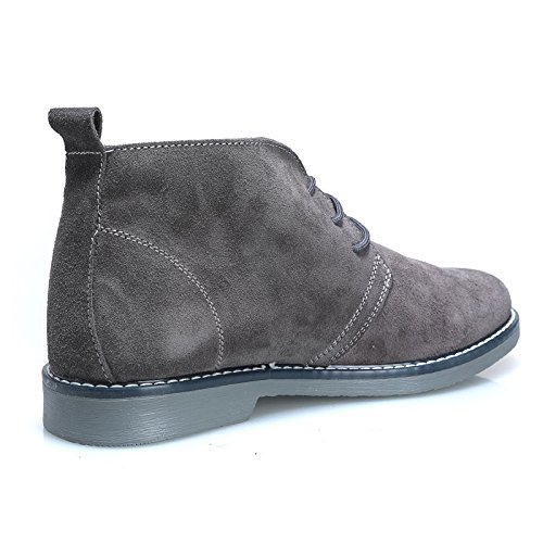 MForshop Scarpe Uomo Scarponcino camoscio para