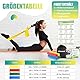 GYMERK Fitnessbänder Set 4er, 1.8M/2M Fitnessband, 4 Widerstandsstufen mit Übungsposter, Gymnastikband mit Tragetasche & Übungsanleitung, Ideal für Yoga, Pilates, Muskelaufbau