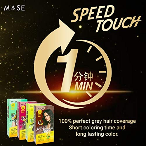 Miniatura 4 de Tinte para el cabello de 10 minutos, vino burdeos, alternativa natural al color de cabello con henna, cobertura gris para mujeres y hombres, sin