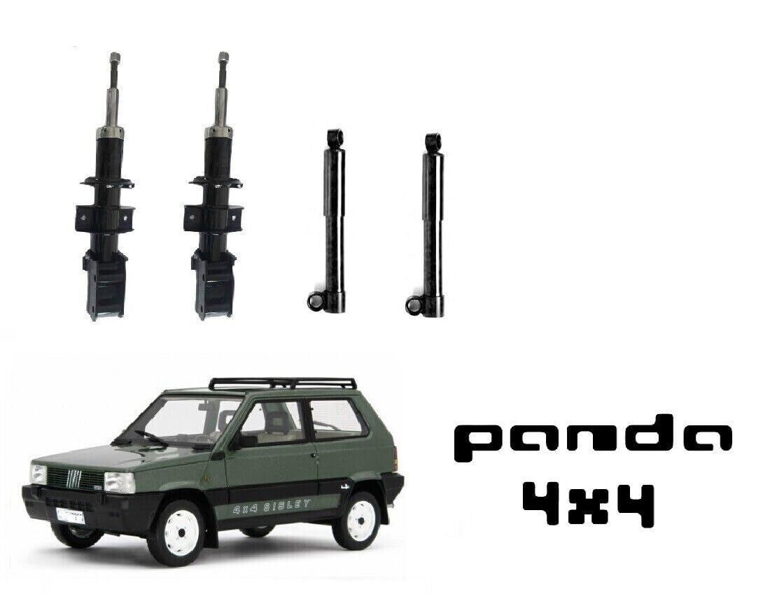 4 Ammortizzatori Anteriori + Posteriori per compatibile con Fiat Panda 141 1000 1100 4x4