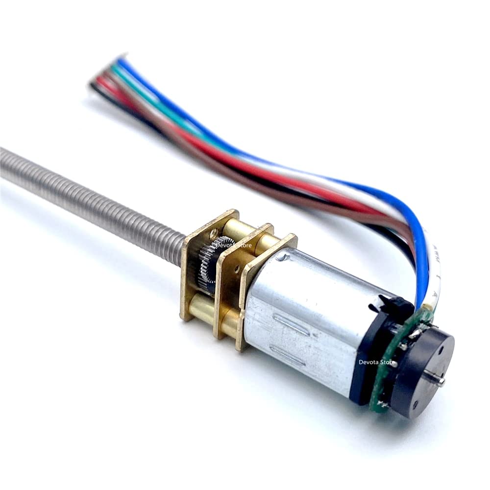 Amazon.com: Threaded Screw Long Shaft N20 DC Gear motor 3V