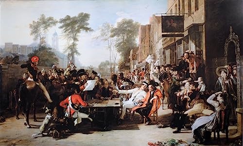 Tableaux Graffiti Art Mural David Wilkie : affiche peinture sur toile pour décoration de salon