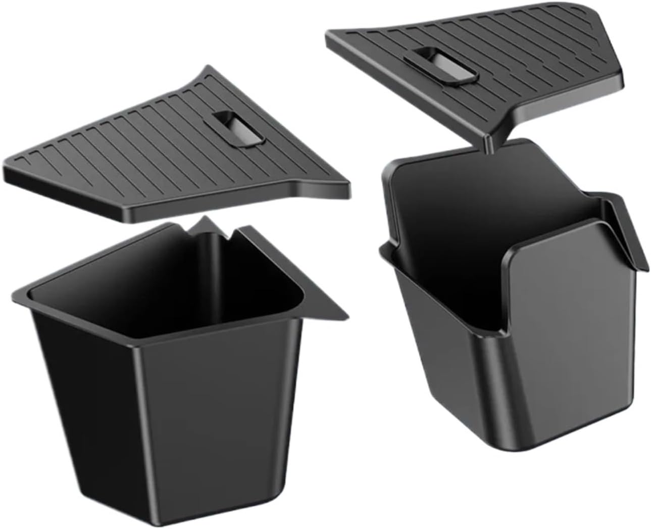 Compatible For Tesla Model Y Juniper Trunk Organizer Side Storage Box Boot Organizer Flocked TPE Mat Anti-dirty 2025 Car Travel Accessories(TYPE 6)