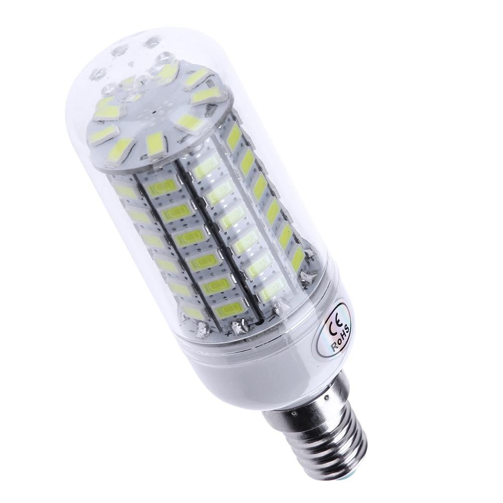 Corn Light, Nelnissa Smart IC 220V-240V E14 LED SMD 5730 LED Lamp Corn Bulb White Light(69SMD)