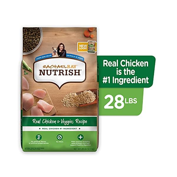 Rachael Ray Nutrish Premium Natural Dry Dog Food, Real Chicken