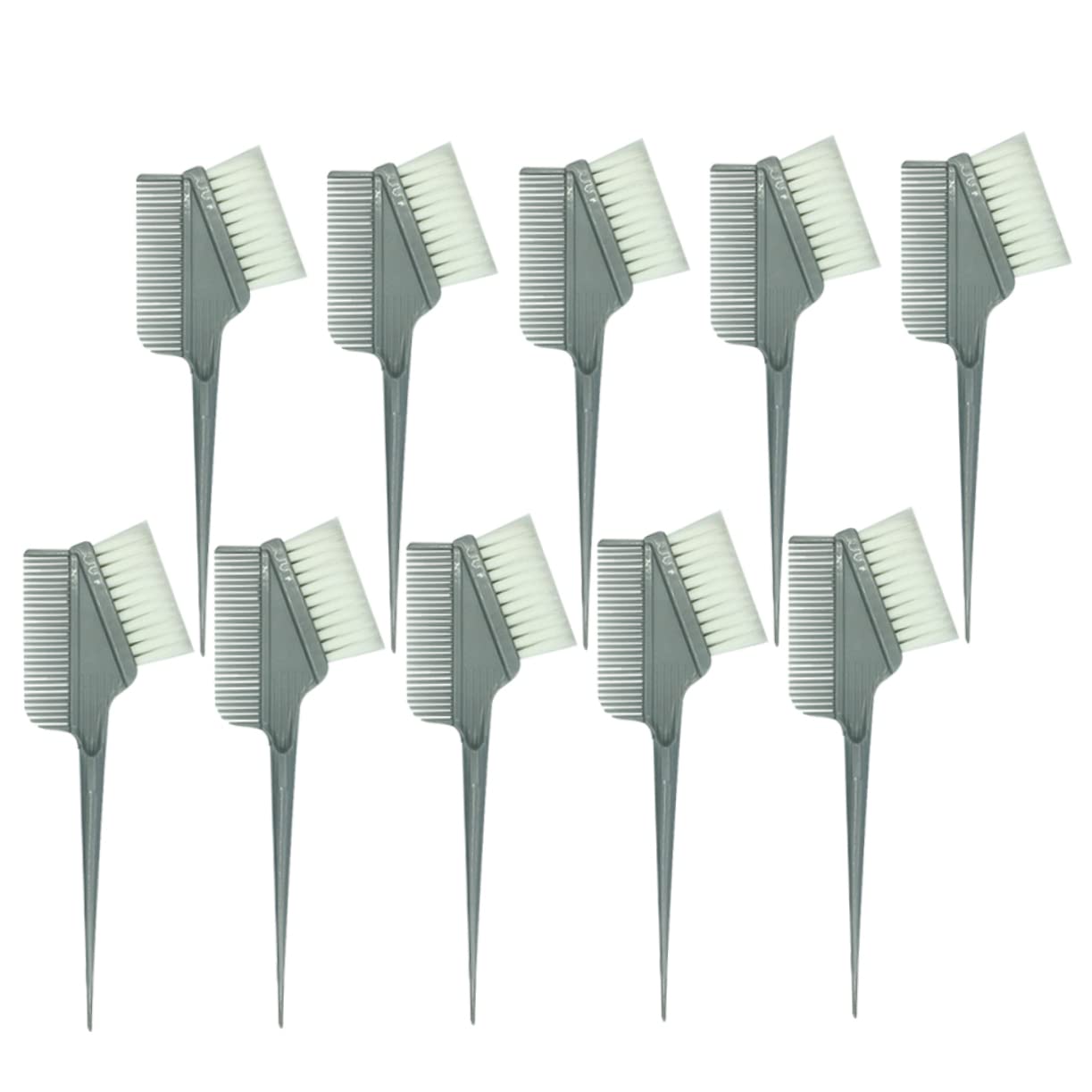 Baluue 10pcs Keratin Tint Brush Dye Brush for Hair Coloring Oil Comb for Hair Treatment Professional Salon Use