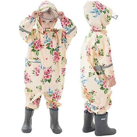 Hovkib Kids Waterproof Rain Suit for Toddlers Cover