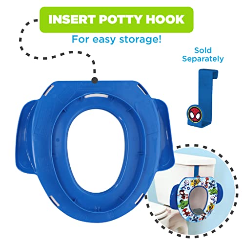 Ginsey Spidey And His Amazing Friends "Team Up" 2 Piece Essential Potty Training Set - Soft Potty Seat thumb #2