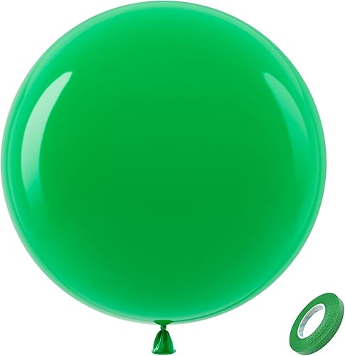 Miniatura 304 de Bezente Globos de látex verde lima para fiesta, paquete de 100 globos de color verde claro de 12 pulgadas, globos redondos de helio verde fruta