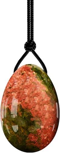 Miniatura 6 de Huevo de Yoni perforado de 1.181 x 0.787in, piedra natural, huevos de jade de cristal, bola de masaje de Kegel, herramientas de ejercicio, huevos de