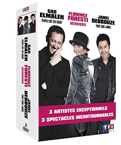Coffret - Gad Elmaleh, Papa Est En Haut + Florence Foresti, Motherfucker + Jamel, Tout Sur Jamel