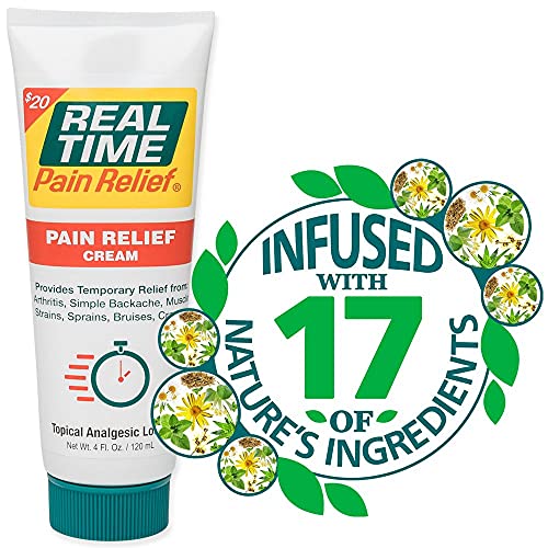 Real Time Pain Relief Cream, 4 Ounce Tube