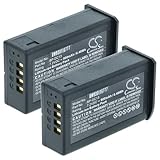 vhbw 2X Batterie Compatible avec Leica Silver 19800, TL, T, TL2, T (701) Appareil Photo (900mAh, 7,2V, Li ION)