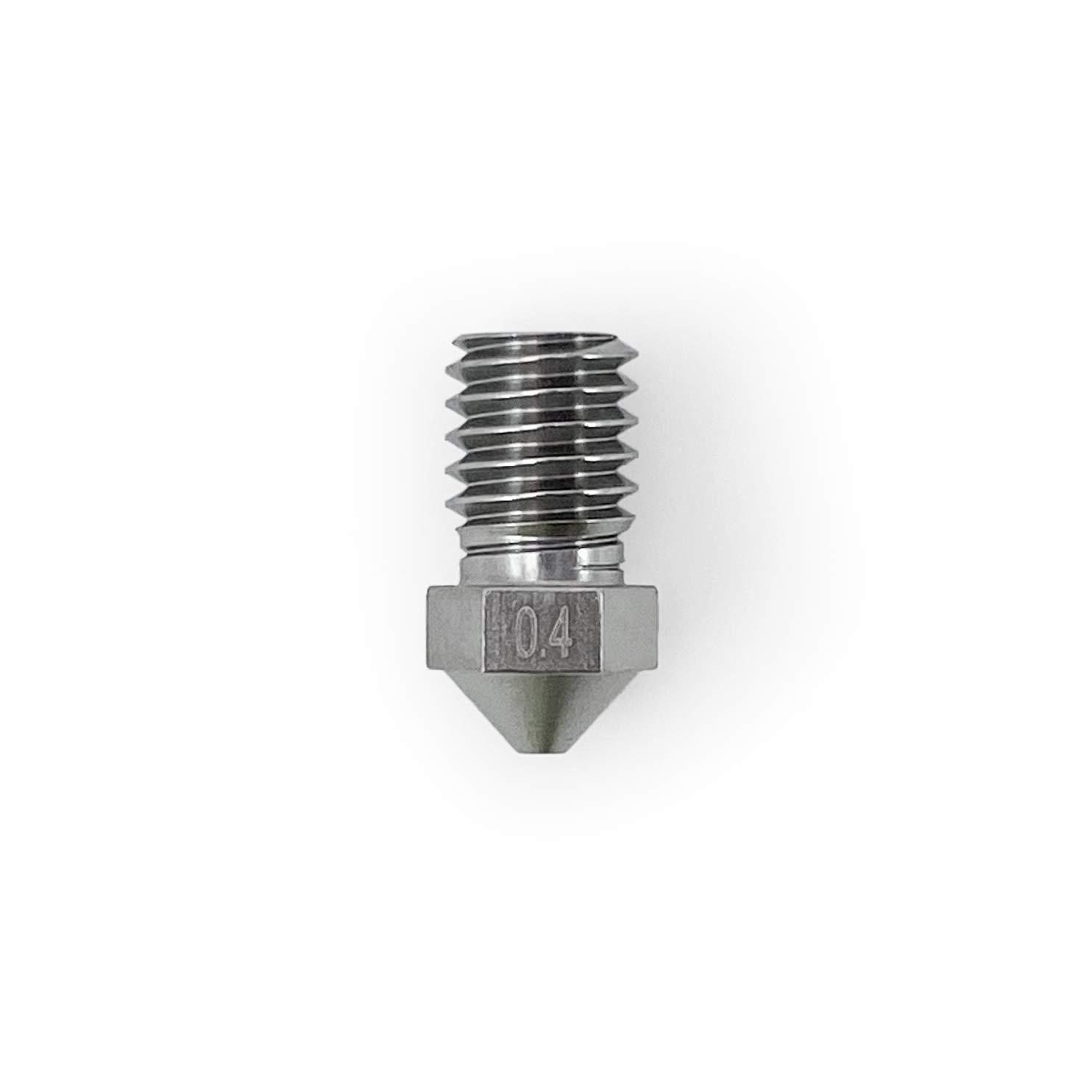 Tungsten 3D Printer M6 Extruder Nozzle, 0.4mm Diameter