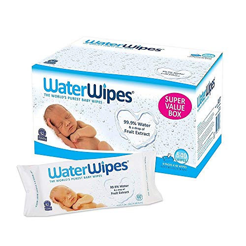 WaterWipes Sensitive Baby Wipes, 18 Packs of 60 Count (1,080 Count)