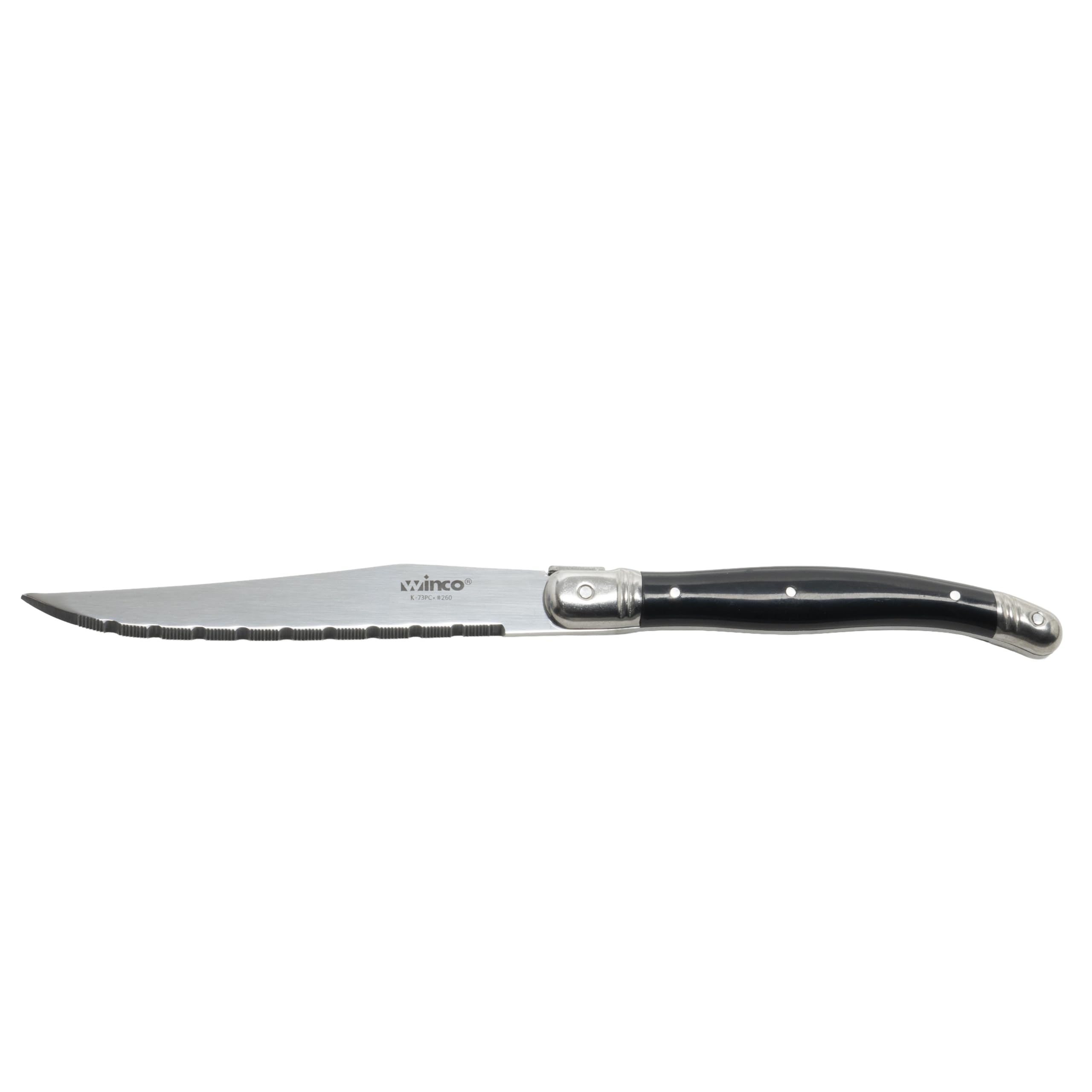 Stainless Steel Steak Knife by Winco – 4.5", Metal, Standard, Model K-73PC