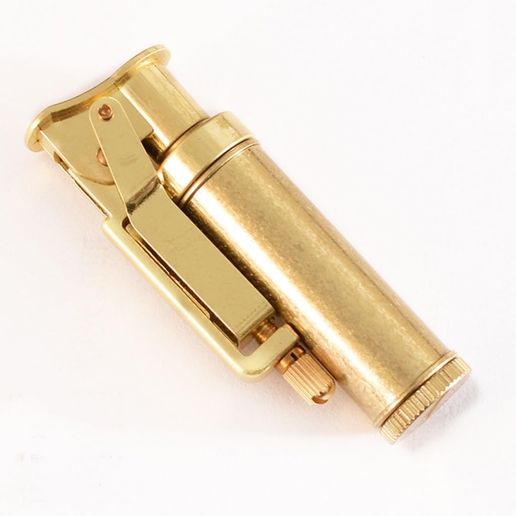 Amazon.co.jp: 灯油レトロライター金属溝ライター真鍮詰め替え