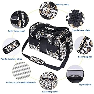 Pet Carrier Cat Carrier for Small Dogs, Dog Carrier, Cat Kennel, Airline Approved Dog Cat Pet Travel Carrier, Soft- Sided Pet Travel Carrier for Cats Dogs, Portable Foldable Pet Bag (Small) Pet Carrier Cat Carrier for Small Dogs, Dog Carrier, Cat Kennel, Airline Approved Dog Cat Pet Travel Carrier, Soft- Sided Pet Travel Carrier for Cats Dogs, Portable Foldable Pet Bag (Small)